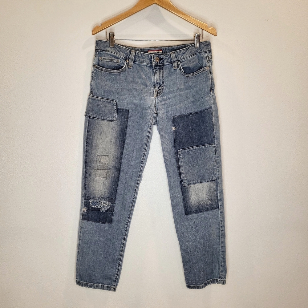 Tommy Hilfiger Blue Patchwork Jeans